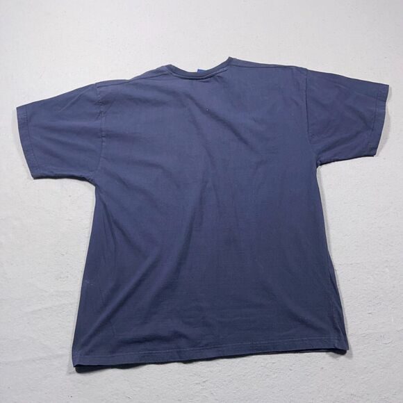 Vintage Michigan Wolverines‎ Shirt Men Large Embroidered Graphic Navy Blue - Picture 9 of 10